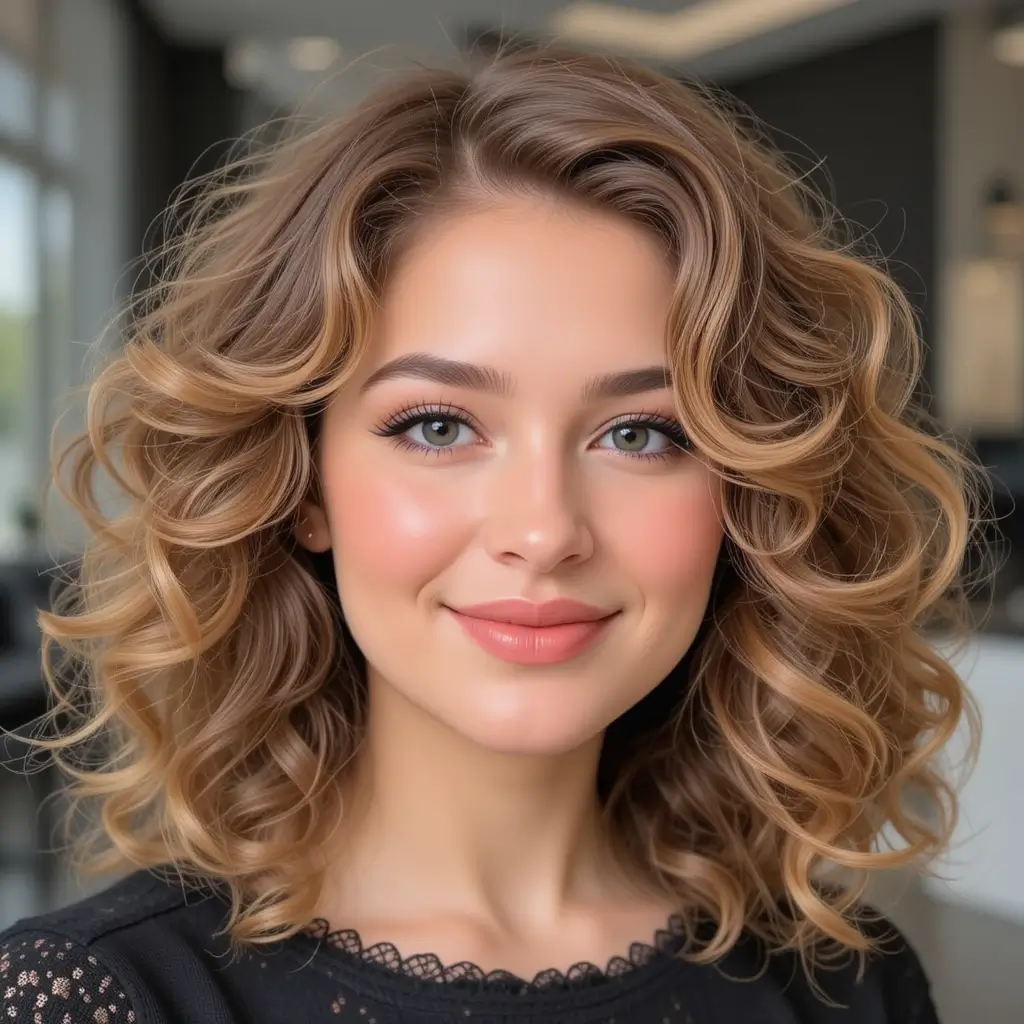 Voluminous Curls