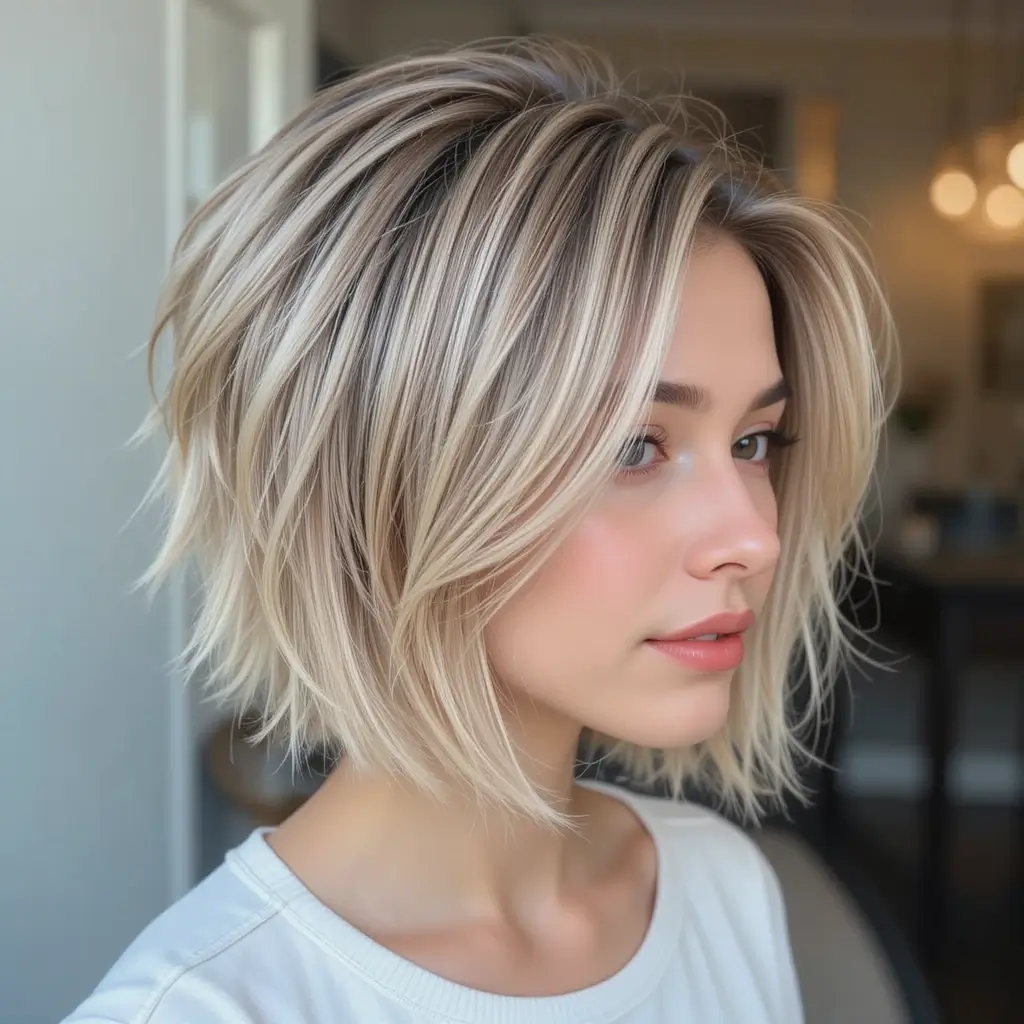 Voluminous Feathered Crop
