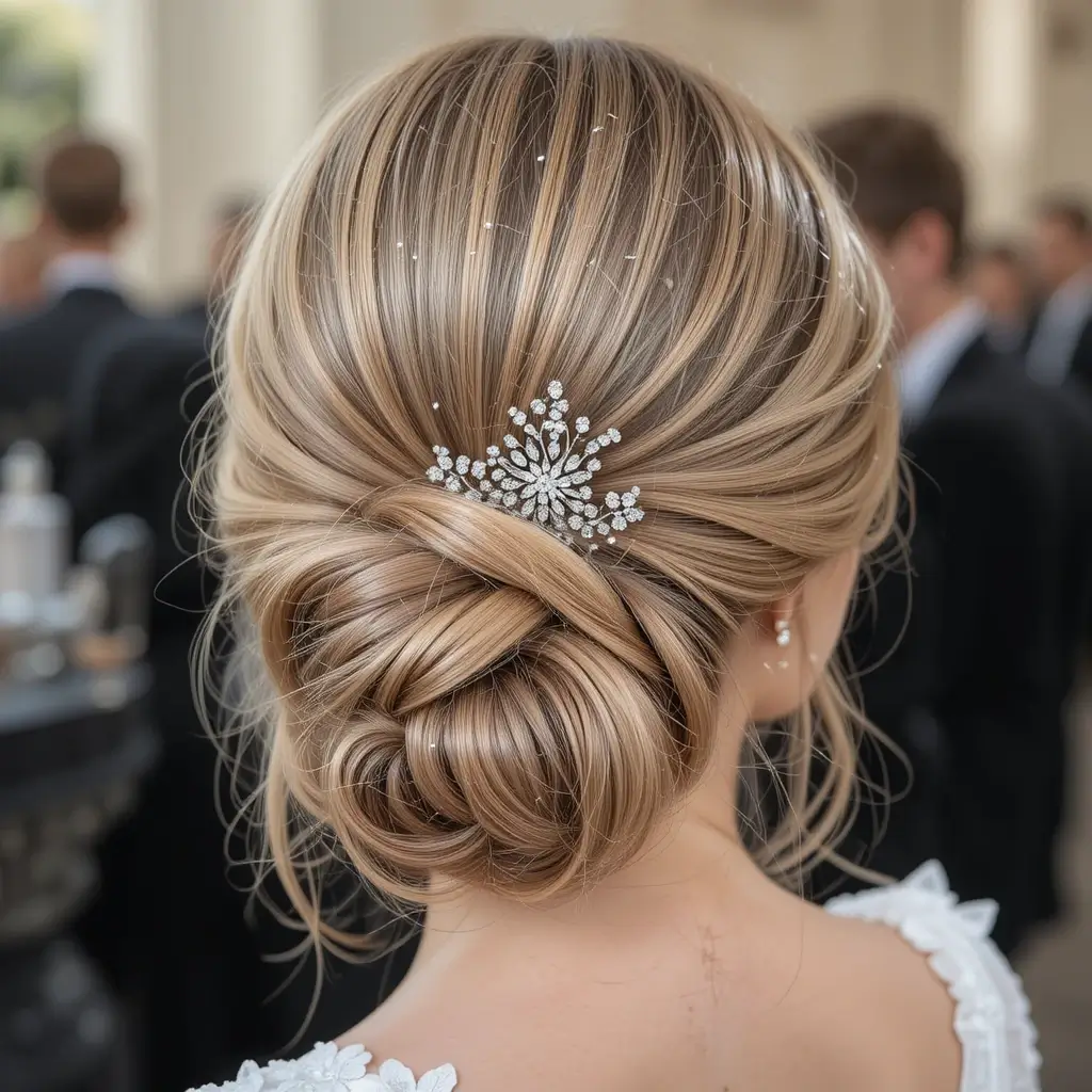 Voluminous French Twist