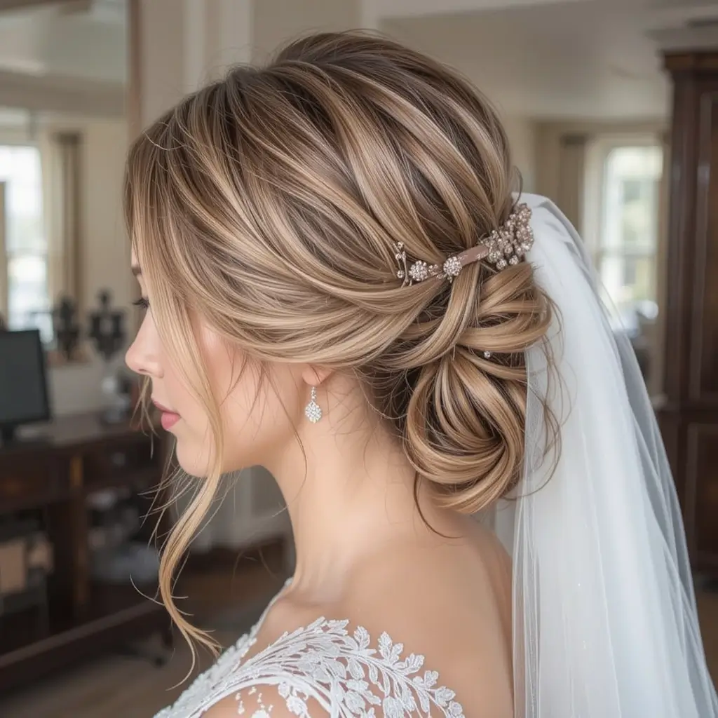 Voluminous Low Bun