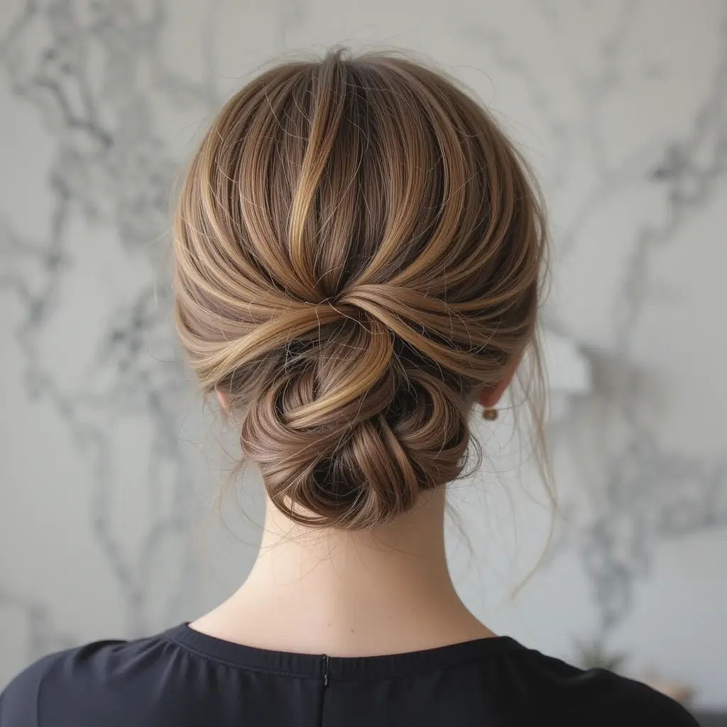 Voluminous Low Bun