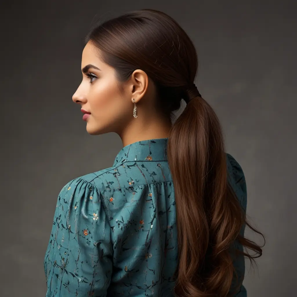 Voluminous Ponytail