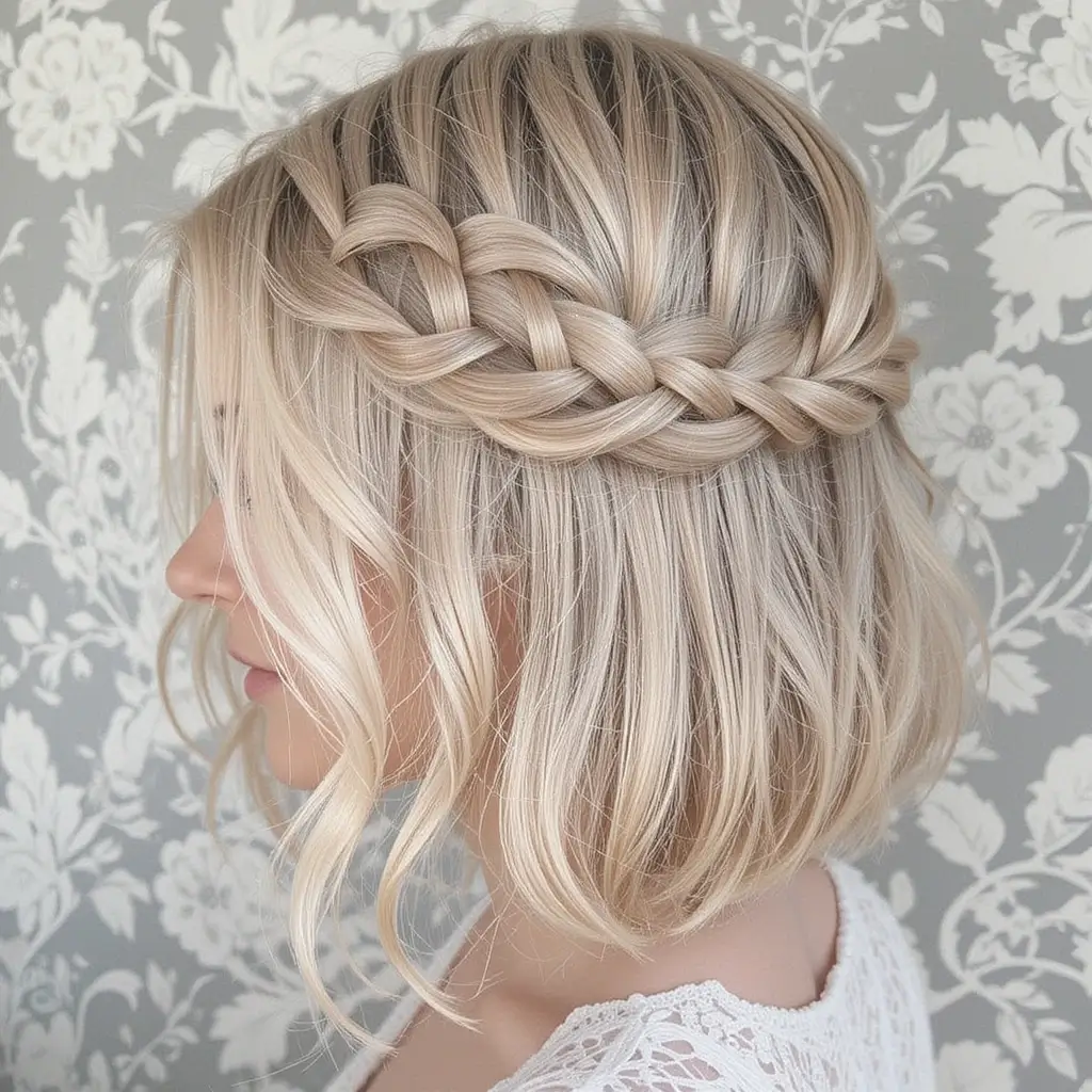 Waterfall Braid Bob