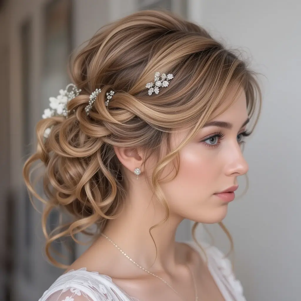 Waterfall Twist with Defined Curls