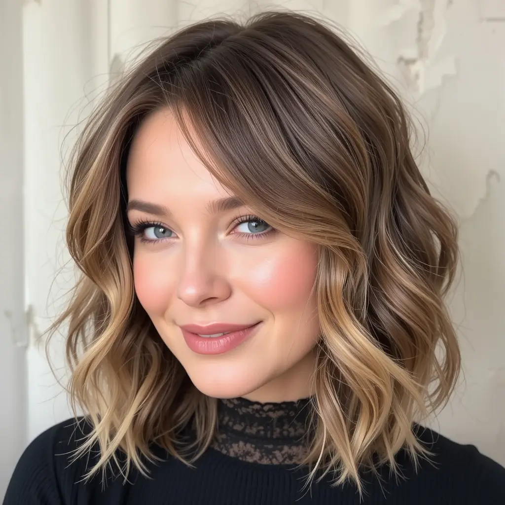 Wavy Lob (Long Bob)