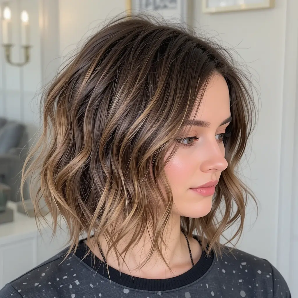 Wavy Shag Cut