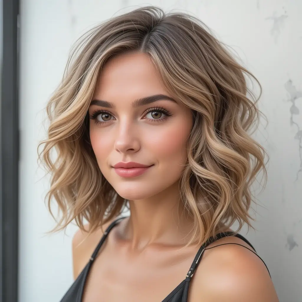 Wavy Textured Bob