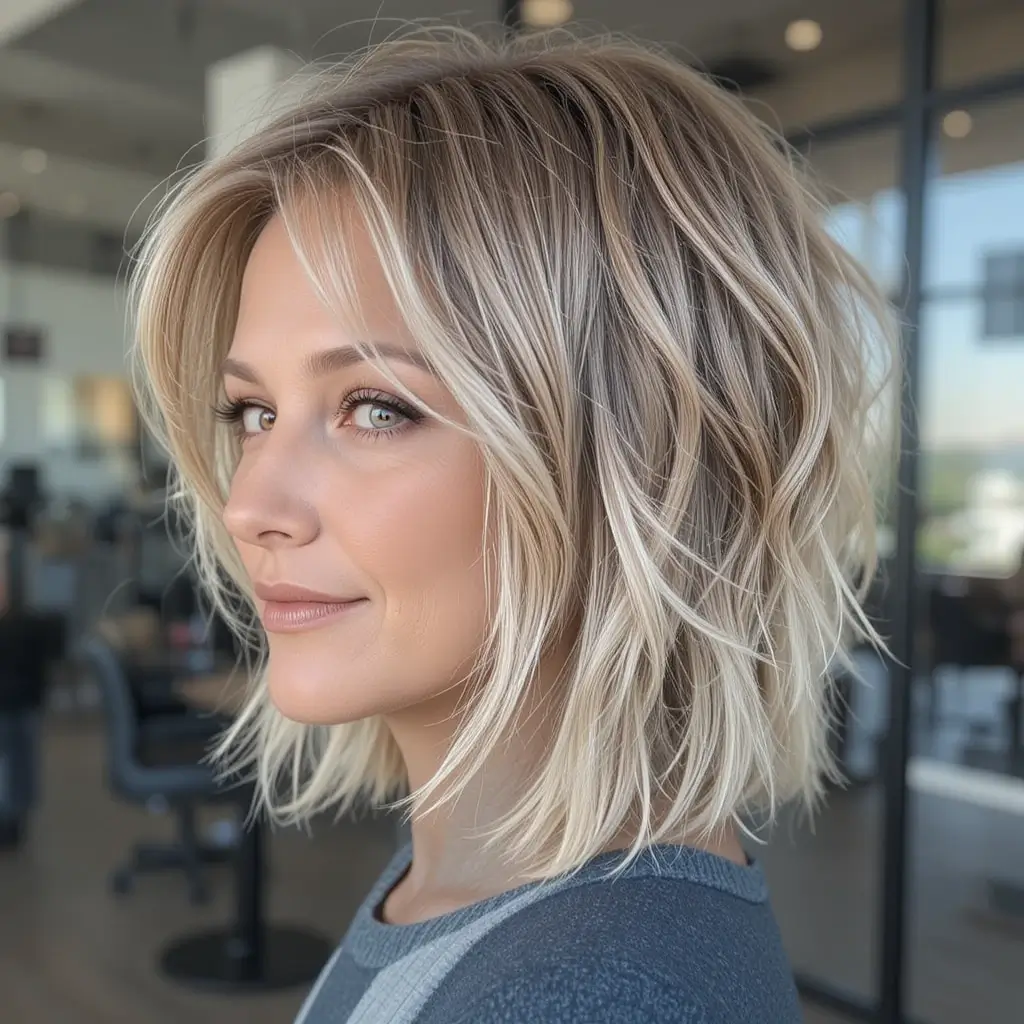 Wispy Layered Cut with Textured Ends
