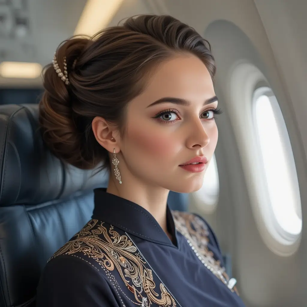hairstyles for air hostess