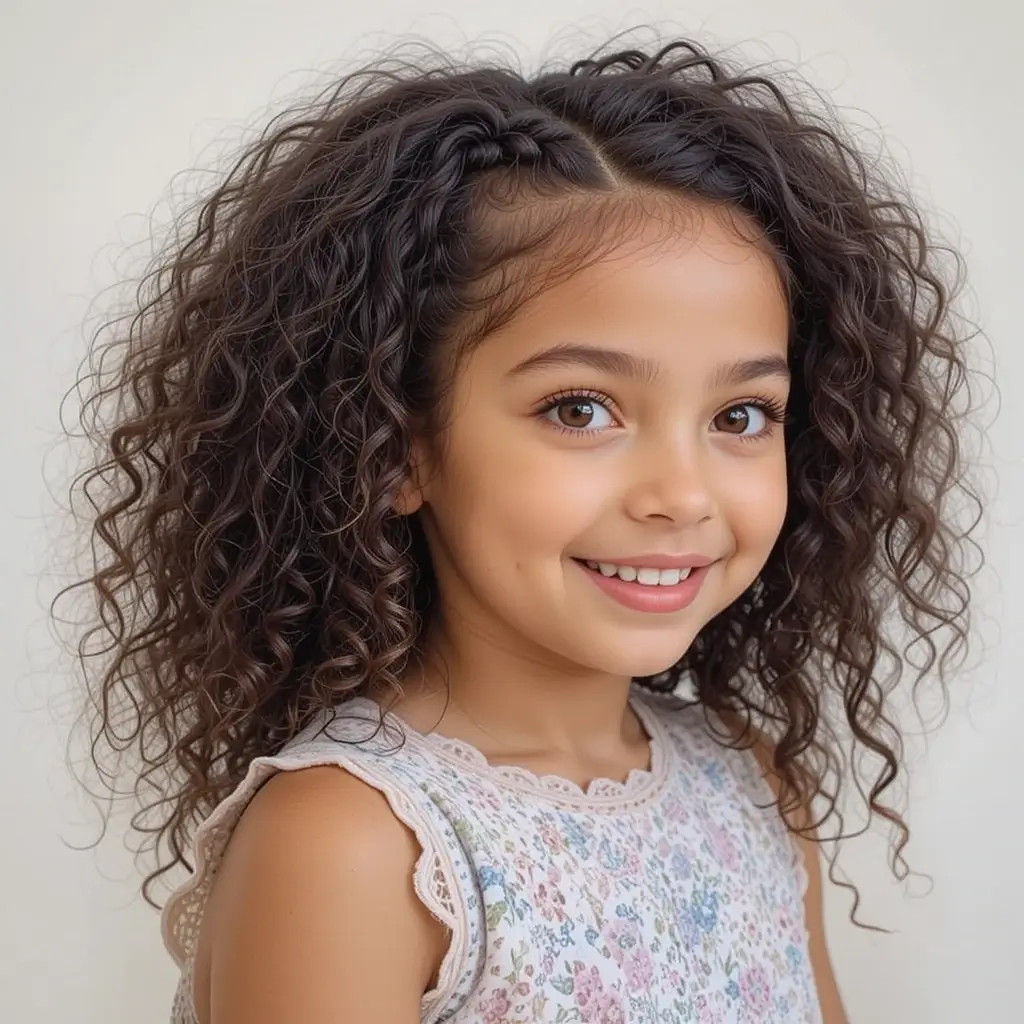 kids hairstyles for curly hair