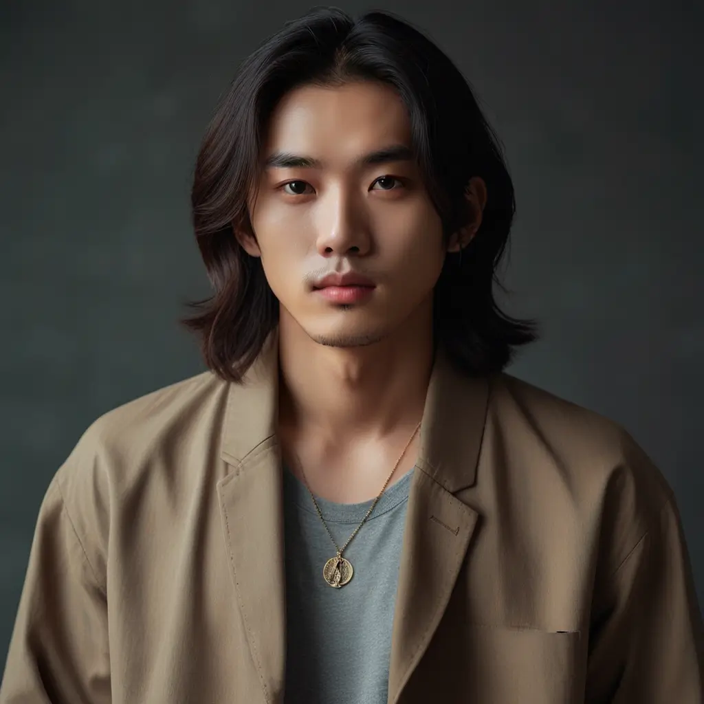 long hairstyles for korean men