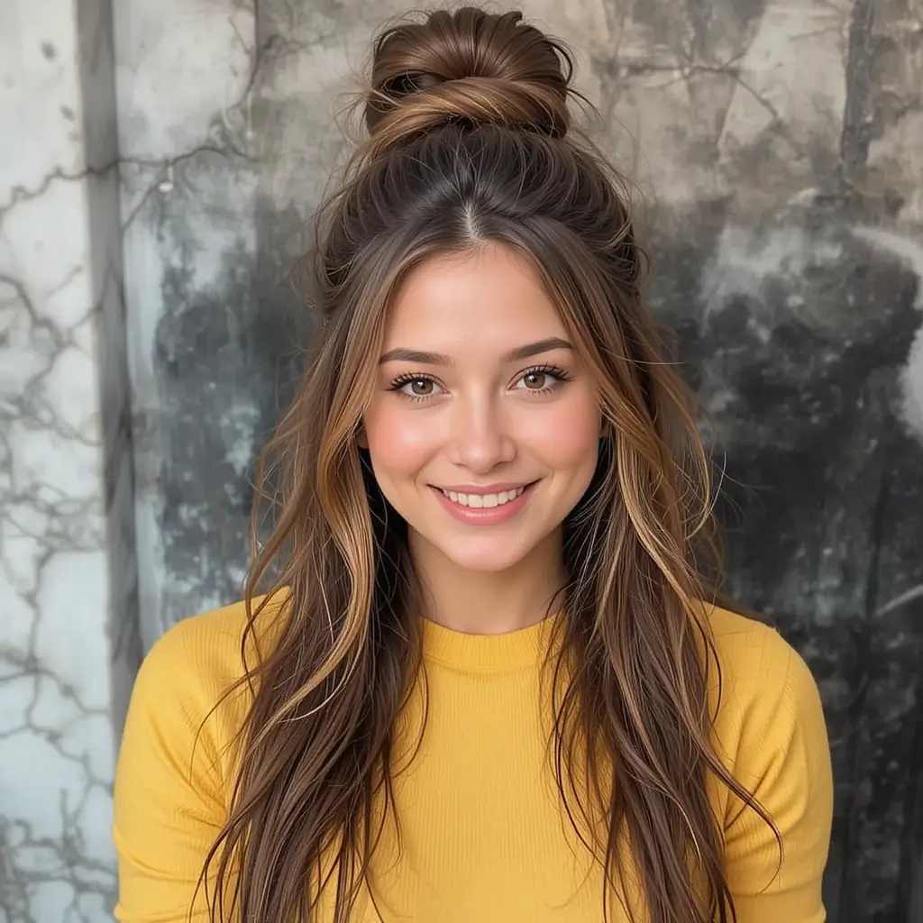 long hairstyles for round faces
