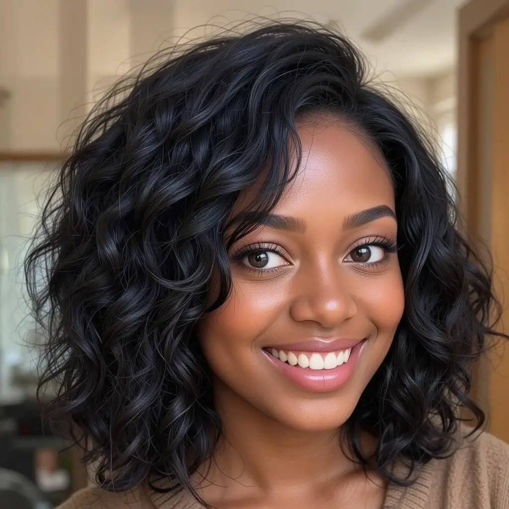 medium length hairstyles for black women