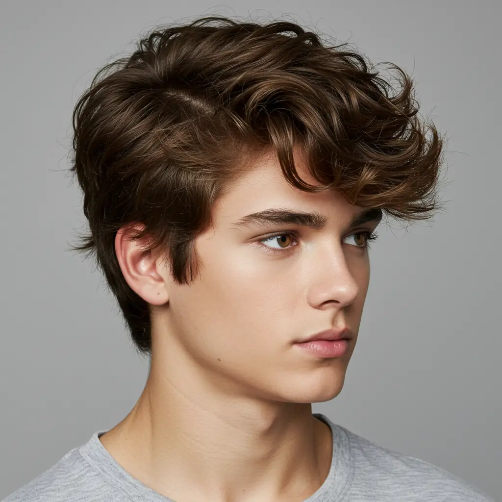 medium length hairstyles for boys