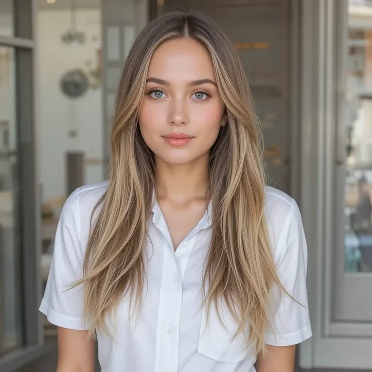 office hairstyles for straight long hair