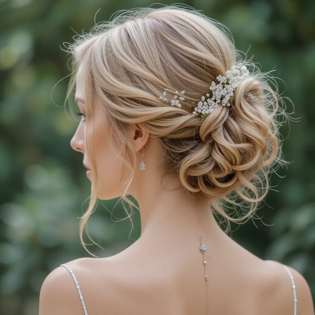 wedding hairstyles for a strapless dress