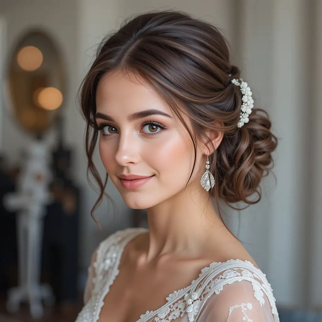wedding hairstyles for bride updo
