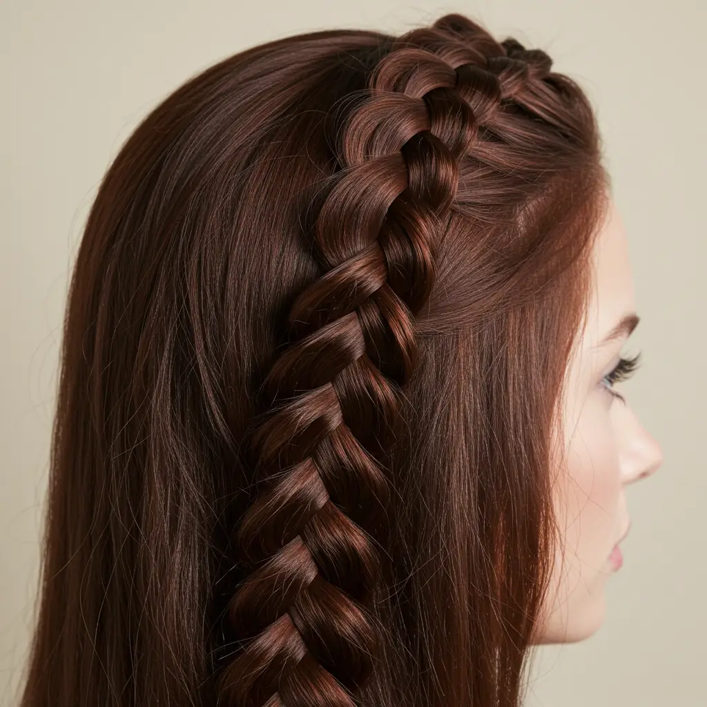 3. The Dutch Braid (aka the Reverse French Braid)