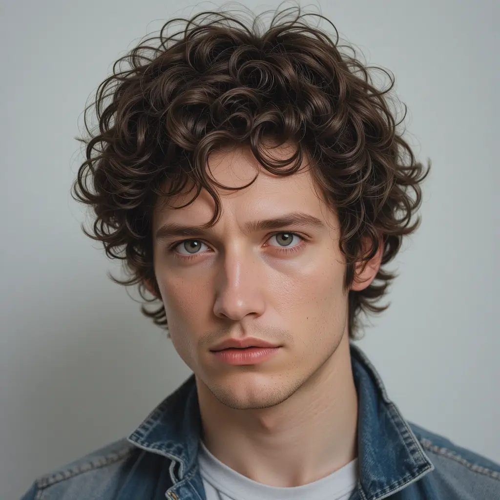 60s-Inspired Curly Mop Top
