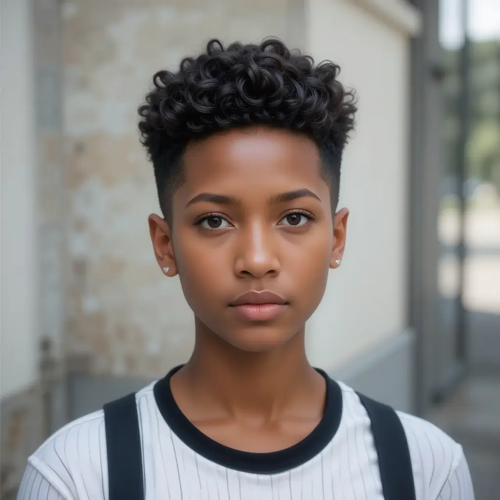 Afro Taper Fade
