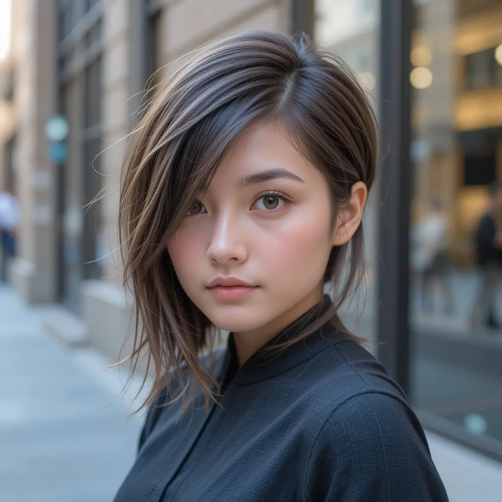 Angled Chin-Length Cut