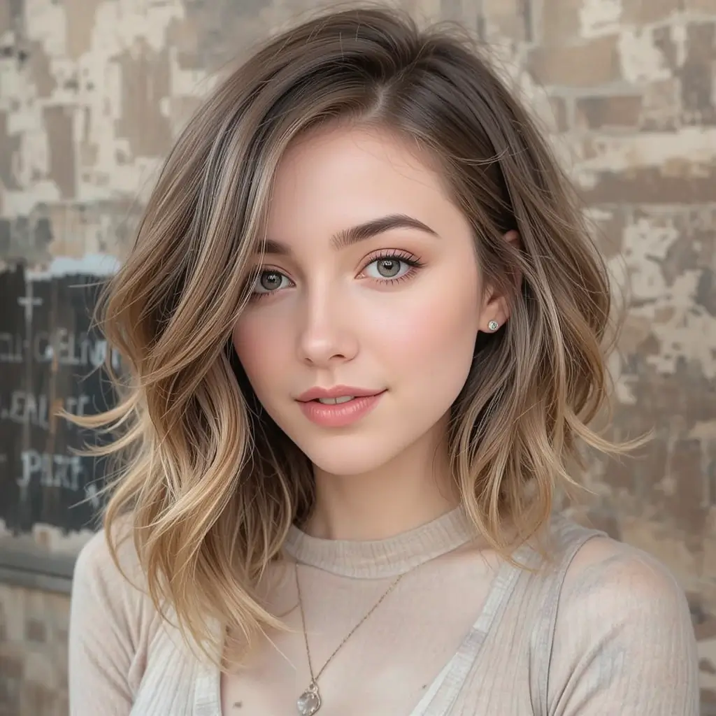 Angled Medium Bob