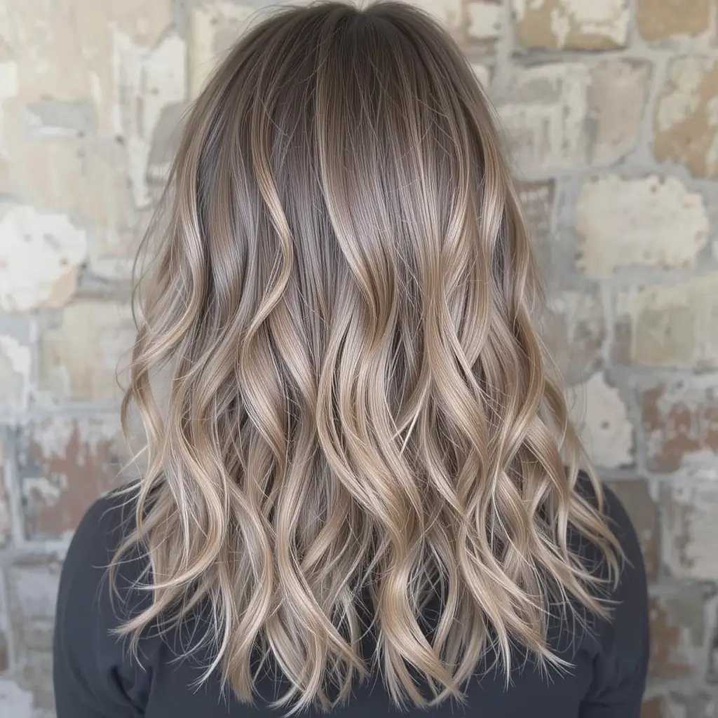 Ash Brown with Caramel Babylights