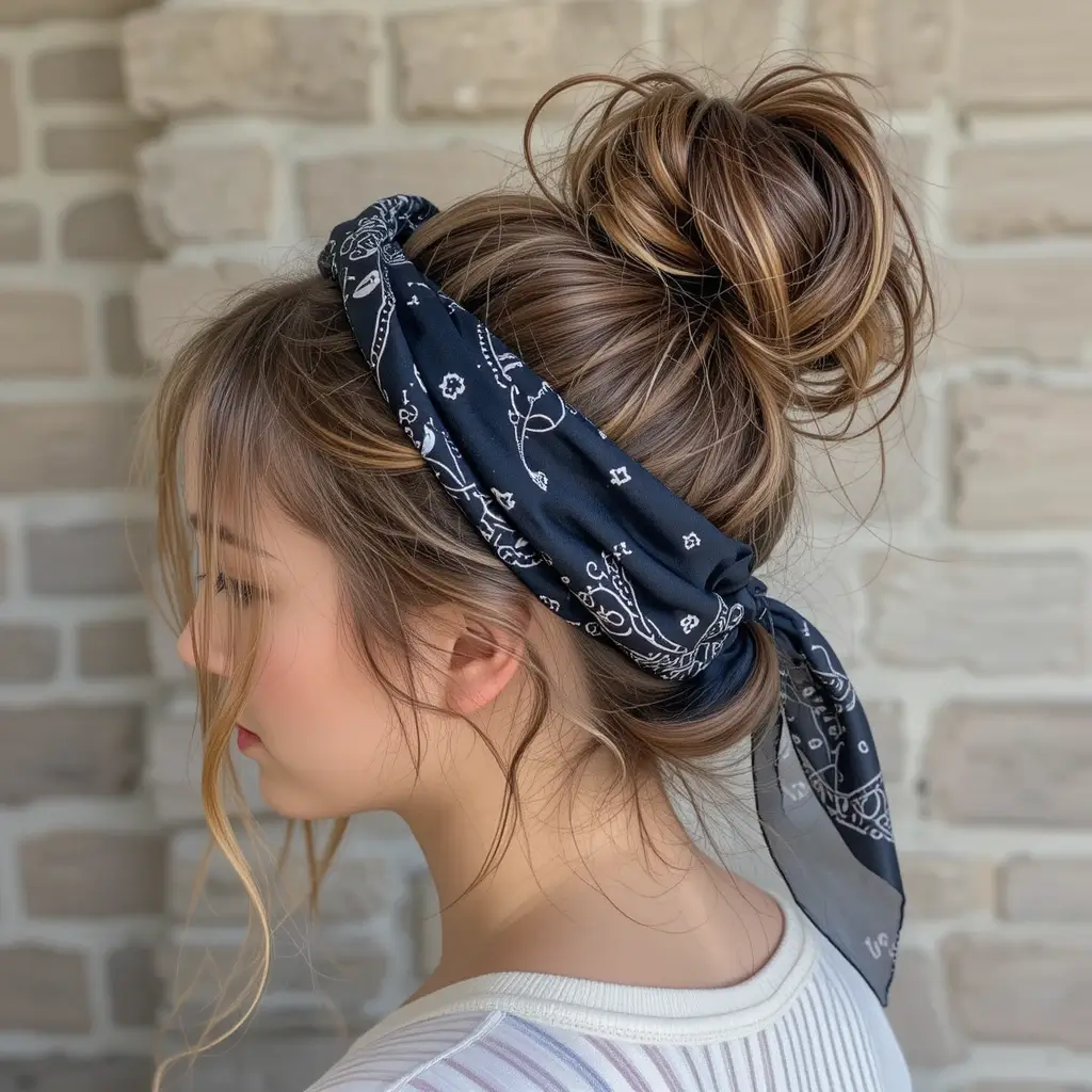 Bandana Wrapped Bun