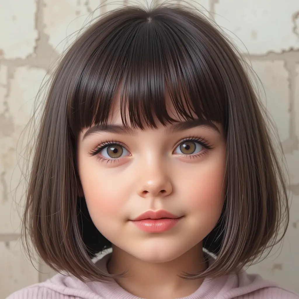 Bob with Baby Bangs
