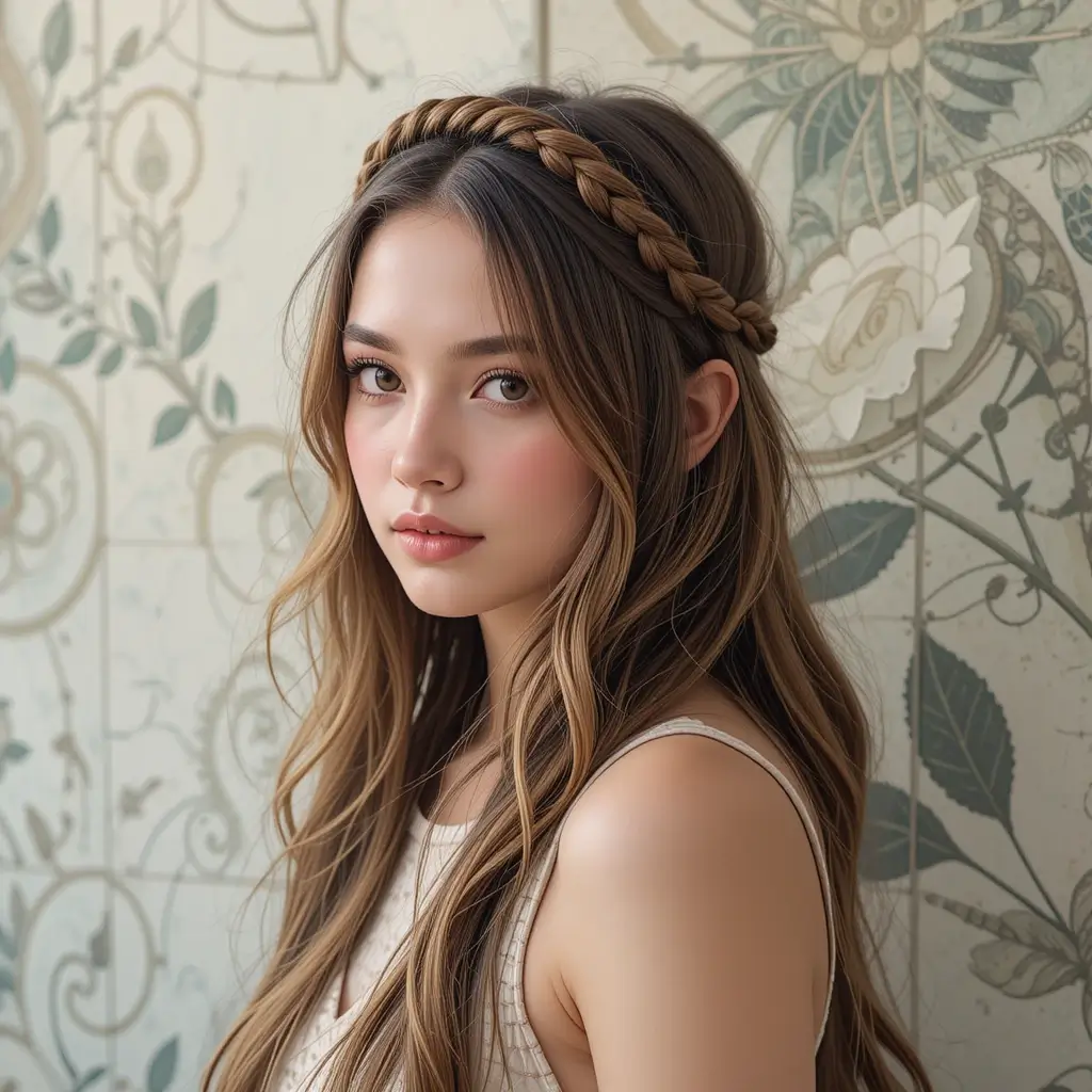 Boho-Inspired Braided Halo