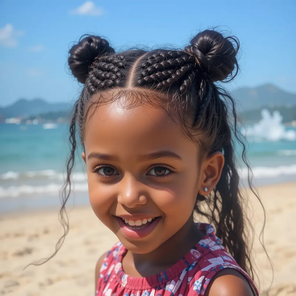 Braided Bantu Knots