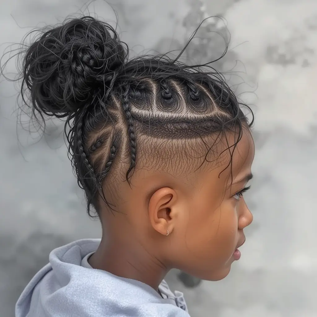 Braided Bun Style