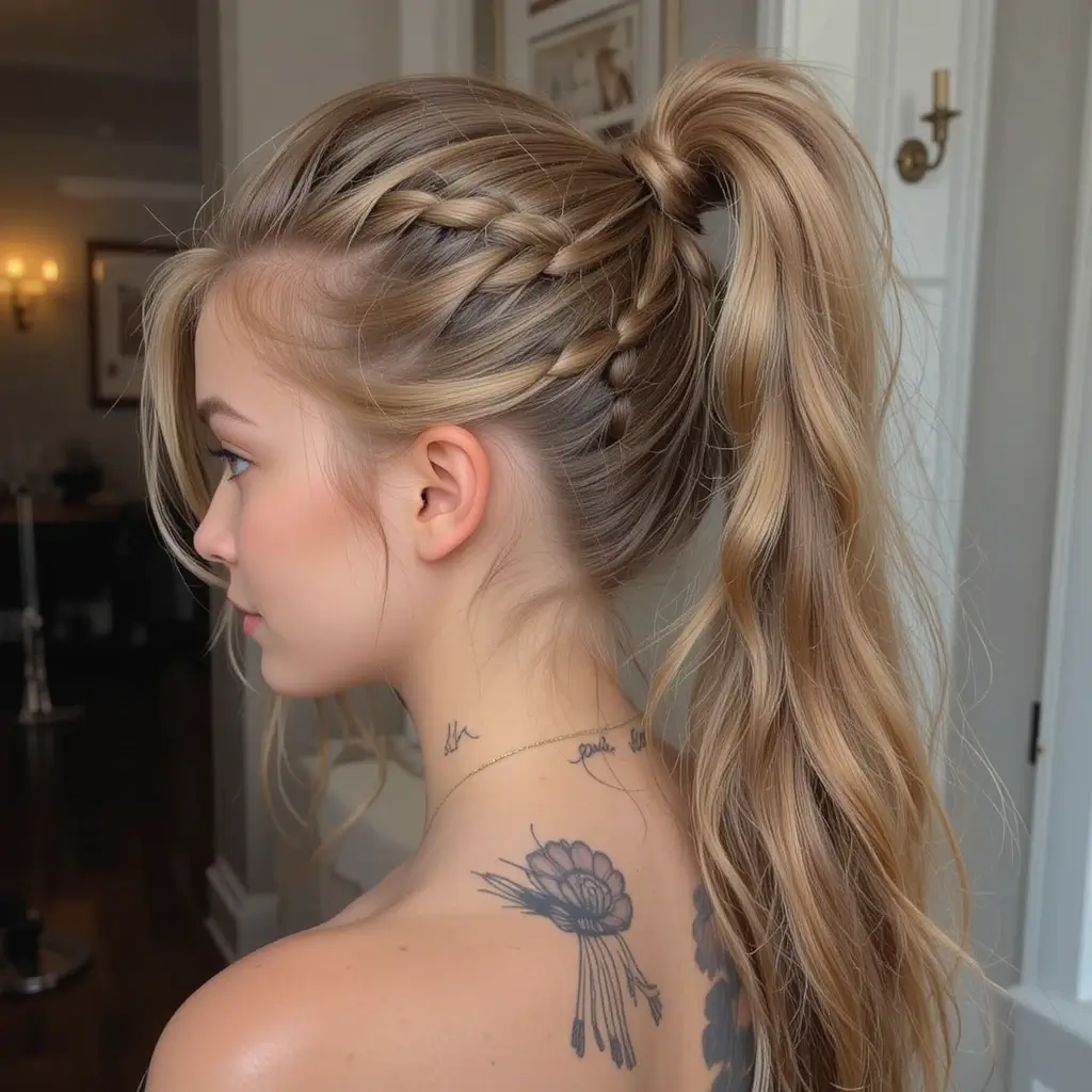 Braided Ponytail Twist