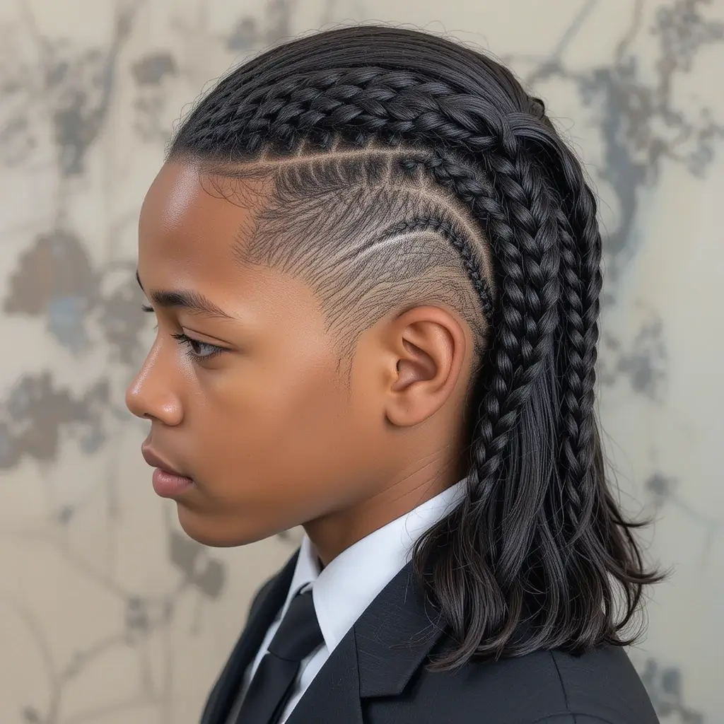 Braided Side Part
