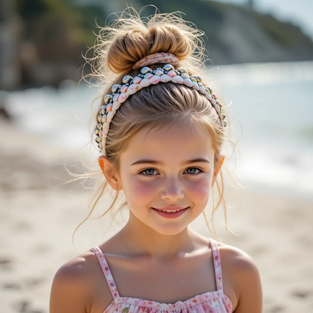Classic Top Bun with Headband
