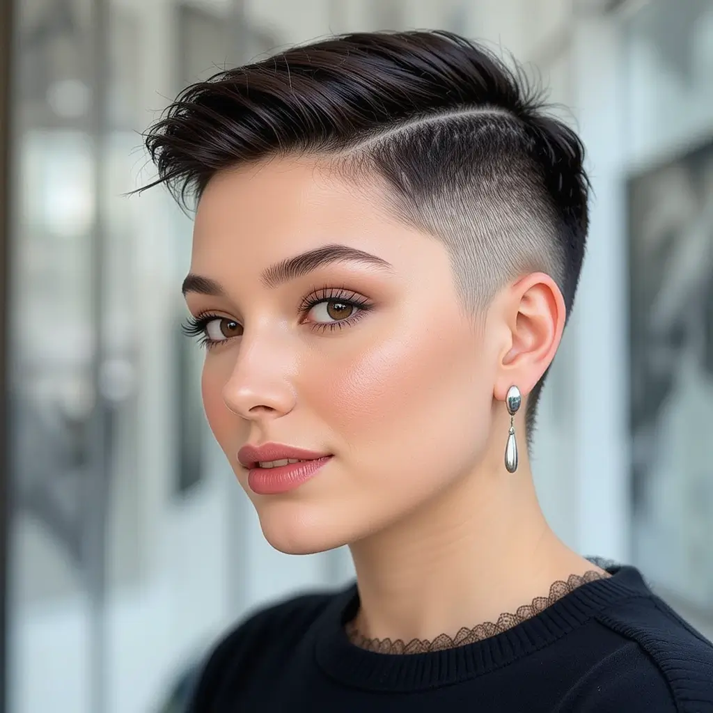 Cropped Cut with Undercut