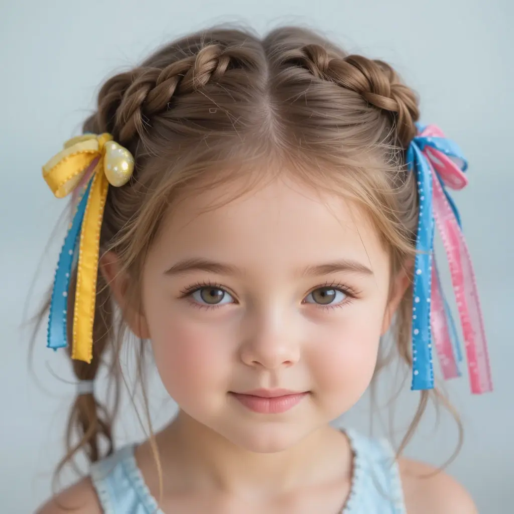 Crown Twist with Ribbons
