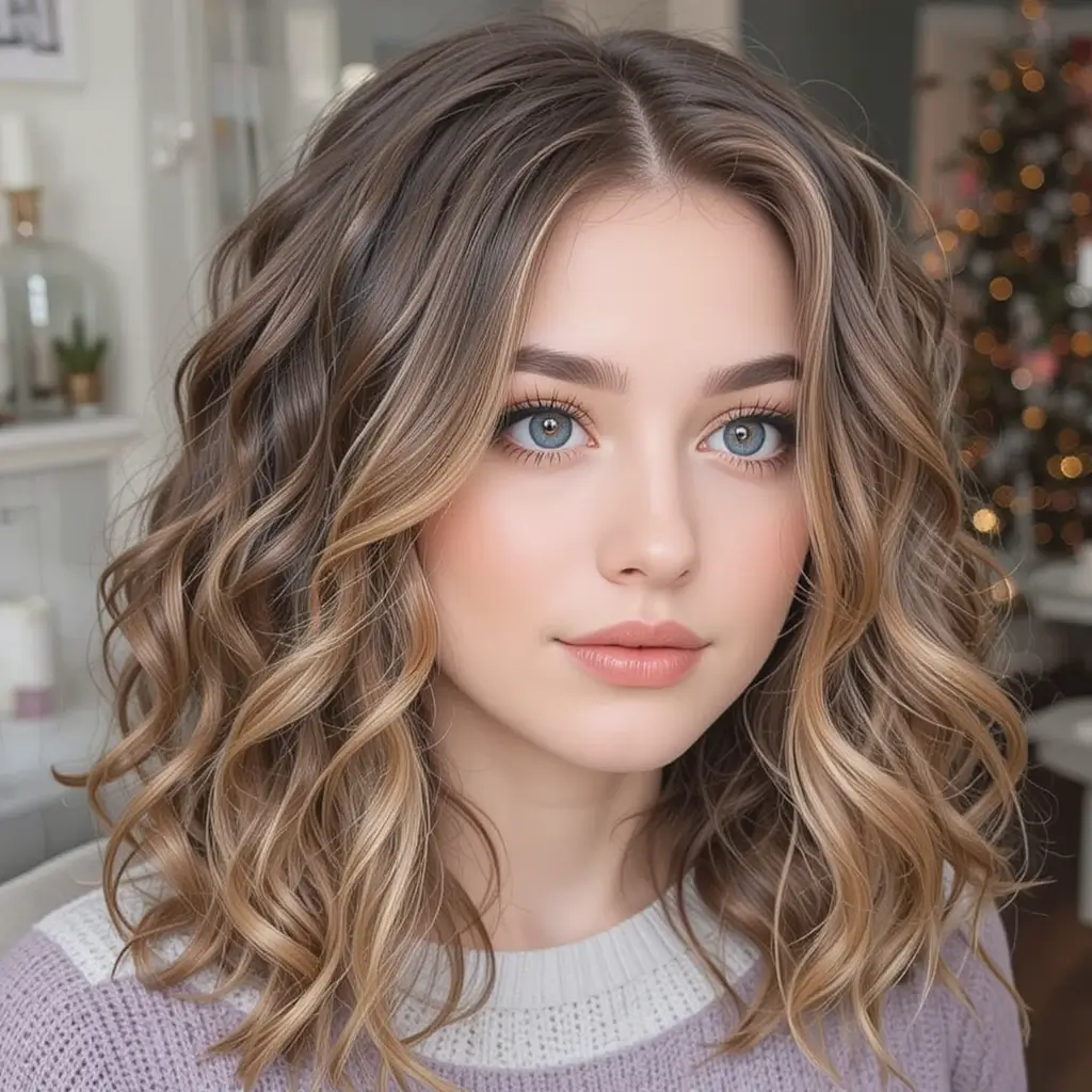 Curled Ends with Middle Part