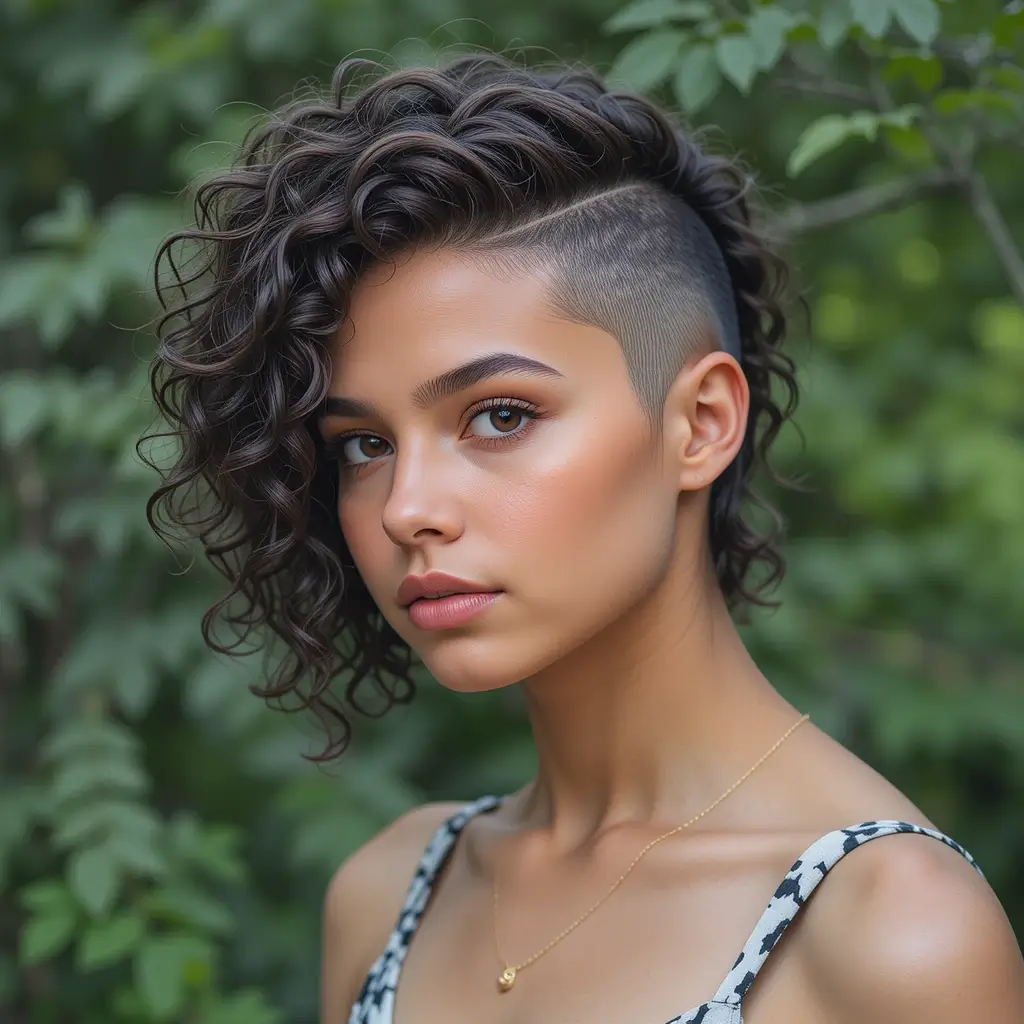 Curly Undercut