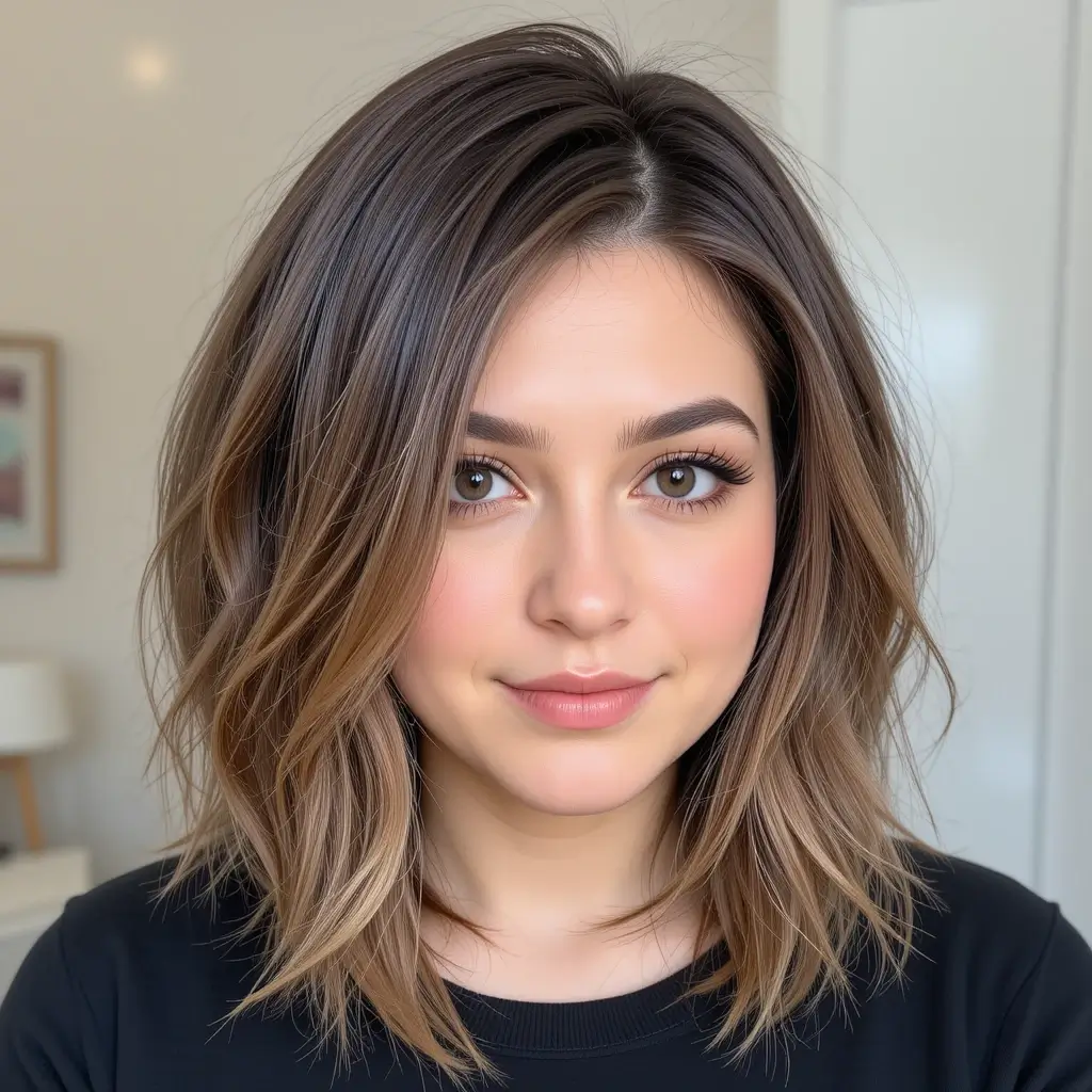 Curved-In Lob with Long Layers