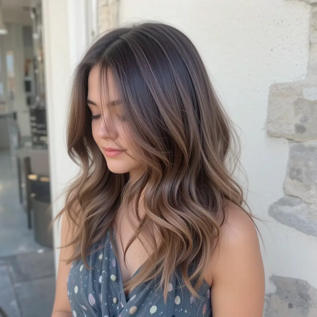 Deep Ash Brown Layers with a Voluminous Blowout