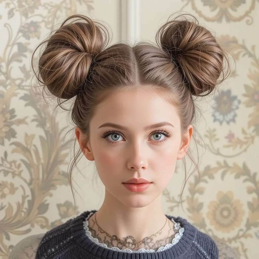 Double Bun Updo