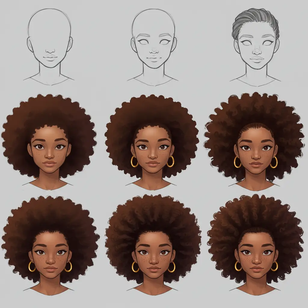 Drawing Afro Textures Without Going Full Hedgehog 