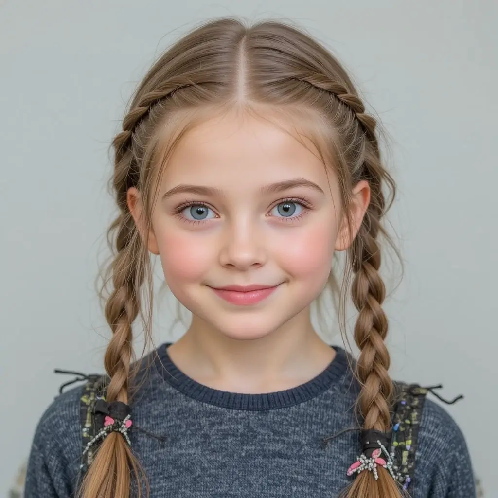 Dutch Braided Pigtails