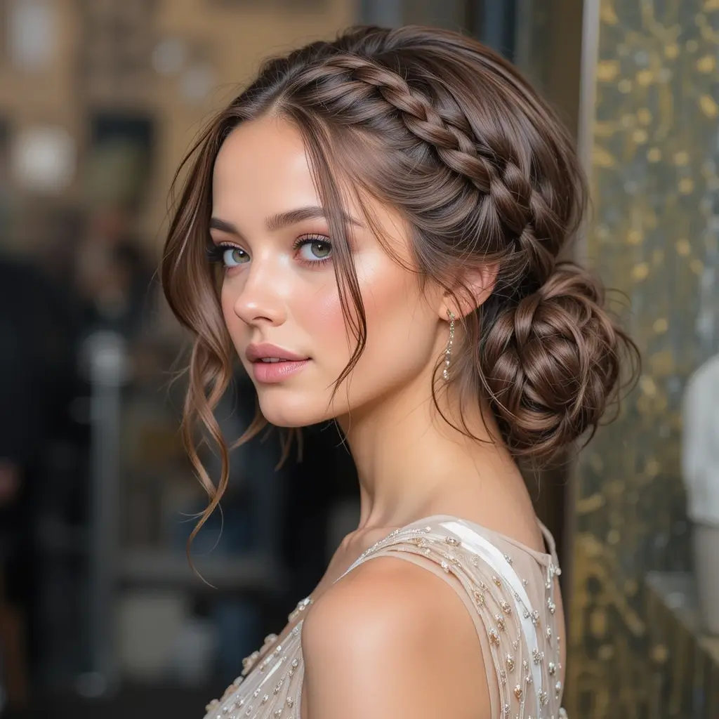 Dutch Braided Updo
