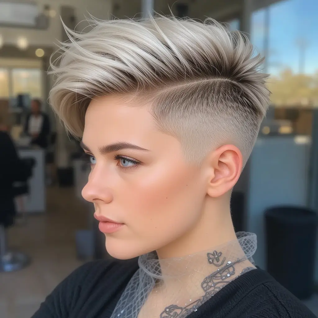 Edgy Faux Hawk