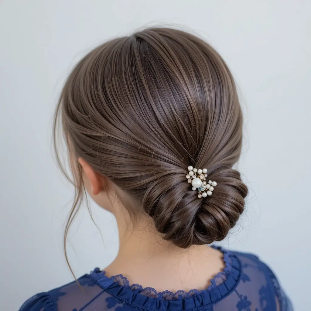 Elegant Twisted Ponytail