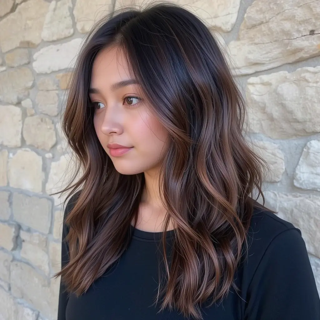 Espresso Brown with Mahogany Streaks