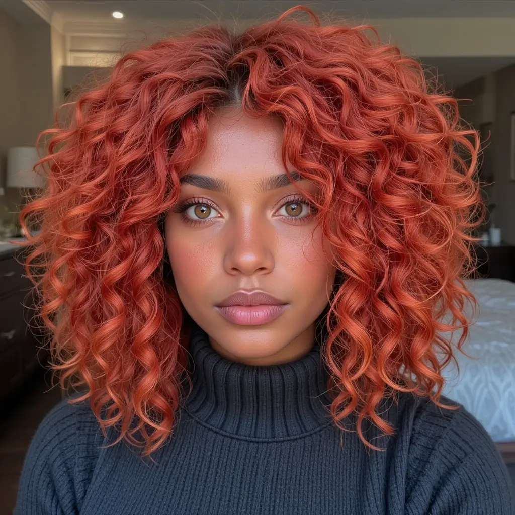 . Fiery Copper Red