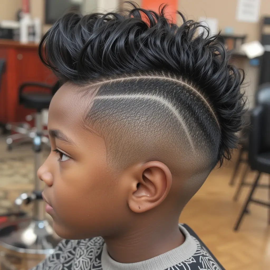 Frohawk with Part Desig
